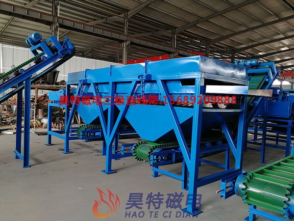 三级直线筛应用现场